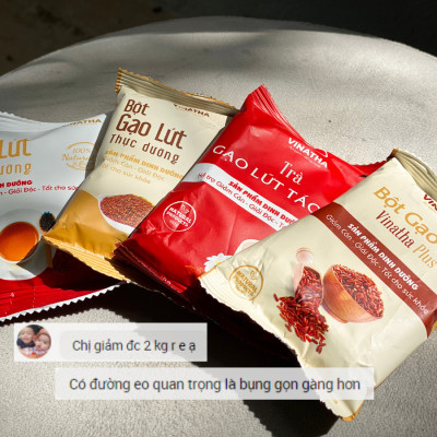 Set VIP Gạo Lứt Thực Dưỡng Vinatha, Tiêu Mỡ Cải Thiện Sức Khỏe, 1540 gram