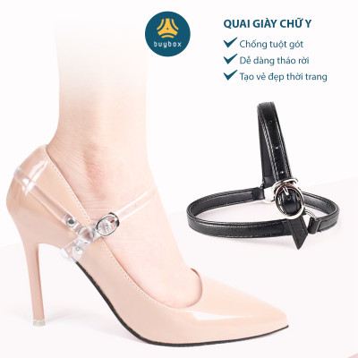 Quai giày cao gót ẩn bằng silicon trong suốt kiểu chữ Y - buybox - BBPK51