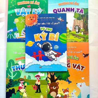 Sách- Vũ Trụ Kỳ Bí trong bộ 10 Vạn Câu Hỏi Vì Sao - Tủ sách Em yêu Khoa học (Phiên bản mới nhất)