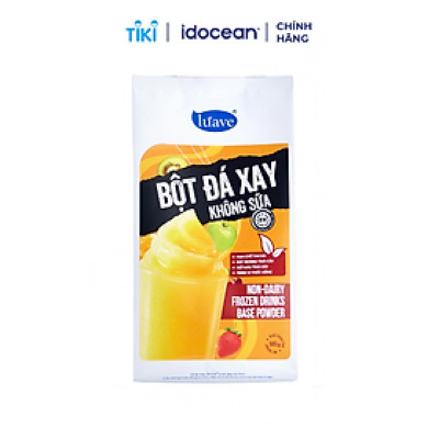 Bột Đá Xay Không Sữa LÚAVE 500g (Chuyên Dùng Cho Các Món Sinh Tố Trái Cây, Không Dùng Sữa, Chống Phân Tầng, Tách Lớp)
