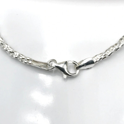 Vòng Tay Lắc Tay Nữ Dây Xoắn Tròn Dạng Dây Mềm Bạc 925 Cao Cấp Bạc Hiểu Minh LTU570