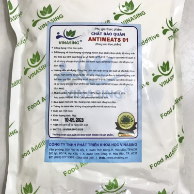 Phụ gia bảo quản chống thiu ,chống mốc ,chống nhớt ,kéo dài thời gian bảo quản Antimeat-01