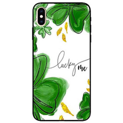 Ốp lưng dành cho Iphone X - Xs - Xs Max - XR - 11 - 11 Pro Max - Bốn Lá May Mắn - Hàng Chính Hãng