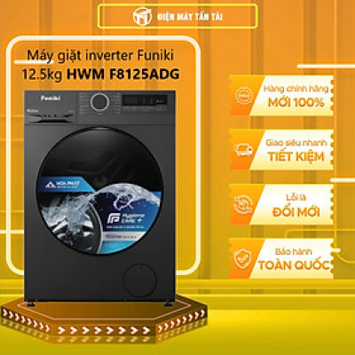 HWM F8125ADG - MÁY GIẶT CỬA TRƯỚC FUNIKI HWM F8125ADG - Hàng Chính Hãng - Chỉ Giao Hồ Chí Minh