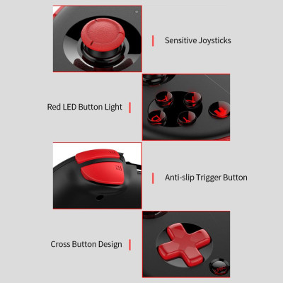 Bảng điều khiển không dây iPega PG-9087S BT Gamepad Controller điều khiển trò chơi Joysticker có thể thu vào có thể thu vào có thể mở rộng
