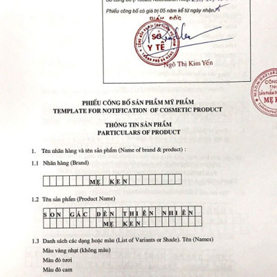 ​​​​SON KEM GẤC DỀN MẸ KEN MÀU CAM CÀ RỐT