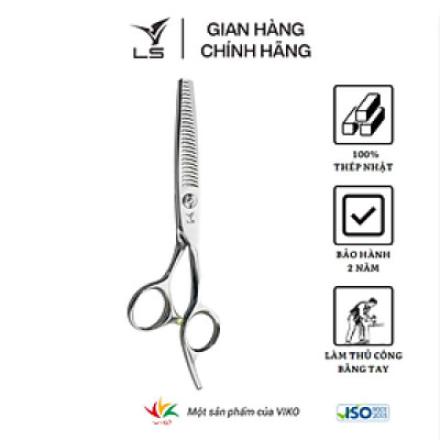 Kéo tỉa tóc LS rơi 15-20% quai offset vênh đỡ ngón cố định T3326