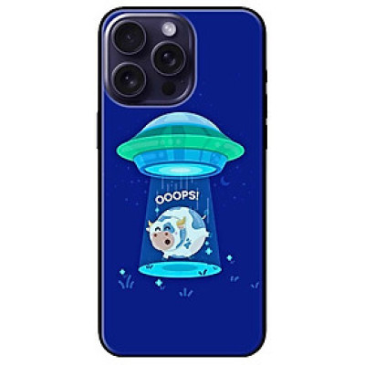 Ốp lưng dành cho Iphone 15 - Iphone 15 Plus - Iphone 15 Pro - Iphone 15 Pro Max - Bò Sữa Nền Xanh Dương - Hàng Chính Hãng