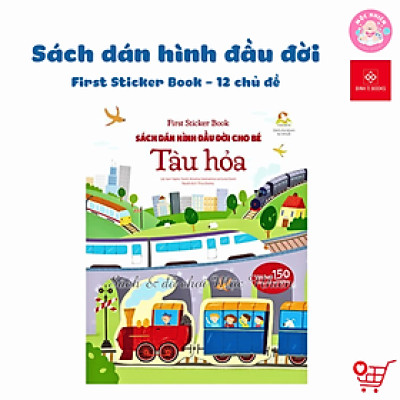 Sách - First Sticker Book - Sách dán hình đầu đời cho bé (Nhiều chủ đề) - Đinh Tị Books