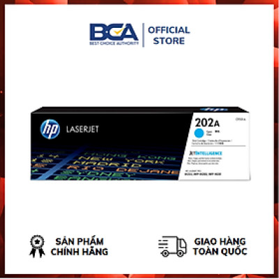 Mực in HP 202A Cyan Original LaserJet Toner Cartridge (CF501A) - Hàng chính hãng