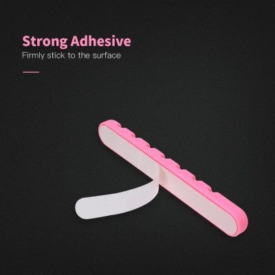 BUBM  Desktop Multipurpose Cable Manager Cable Organizer Wire Holder for Charging Cord with Adhesive Tape for Office and