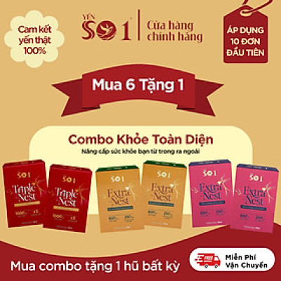 [ 6 Lọ Yến 70ml] Yến Số 1 Chưng Sẵn Đường Phèn, Chưng Sẵn Collagen, Chưng Sẵn Đông Trùng Hạ Thảo