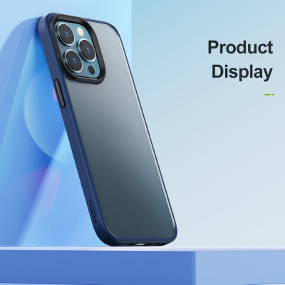 Ốp lưng chống sốc viền cao su cho iPhone 14 Pro (6.1 inch) thiết kế mặt lưng trong suốt Hiệu Rock hybrid Protective Case (độ đàn hồi cao, bảo vệ toàn diện, tản nhiệt tốt) - hàng nhập khẩu