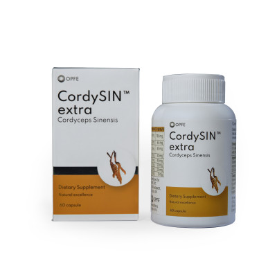 Thực phẩm BVSK OPFE CordySIN extra capsules (120 viên) Hungary (Đông trùng Hạ thảo Tây Tạng) Made in EU, 100% Thảo dược tự nhiên