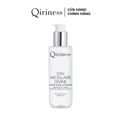 Dung dịch làm sạch và tẩy trang cho da nhạy cảm nguồn gốc thiên nhiên Qiriness Divine Micellar Water 200ml