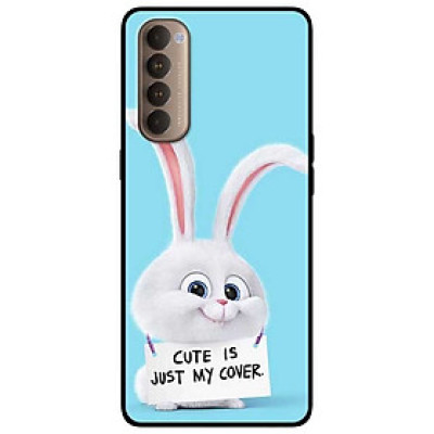 Ốp lưng dành cho Oppo Reno 4 Pro mẫu Thỏ Đeo Bảng