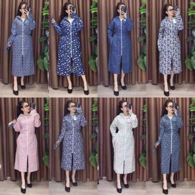 Áo chống nắng toàn thân 2 lớp vải thô