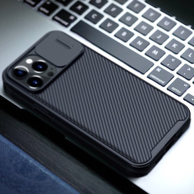 Ốp lưng dành cho iPhone 14 Pro Max hiệu Nillkin Design Camera Shock Chống sốc - Hàng nhập khẩu