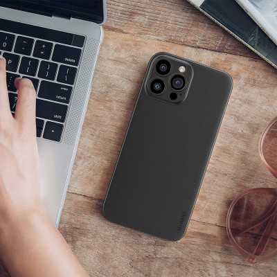 Ốp lưng chống sốc siêu mỏng 0.3mm cho iPhone 13 Pro Max hiệu Memumi mặt lưng nhám mềm mịn thời trang tinh tế - hàng nhập khẩu