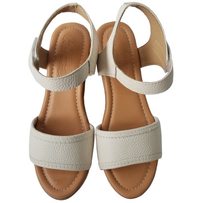 Giày Đế Xuồng Nữ BIGGBEN Da Bò Thật Cao 7 Phân SDX77