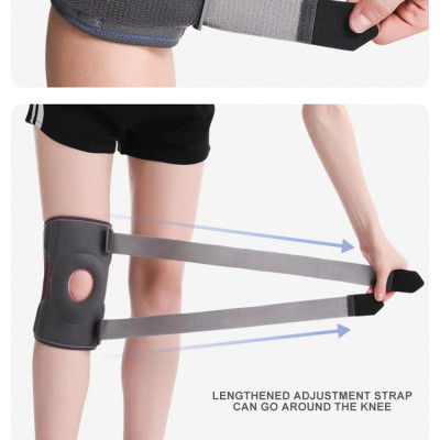Bó Gối Thể Thao Aolikes Kneepad Có Lò Xo Trợ Lực Và Dây Quấn Cố Định (1 Chiếc) 
