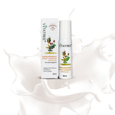 Xịt keo Ong Úc Vitatree Super Propolis Spray Complex tăng đề kháng , kháng khuẩn, Virut, nấm, giảm viêm họng, ho, nhiệt miệng - QuaTangMe Extaste