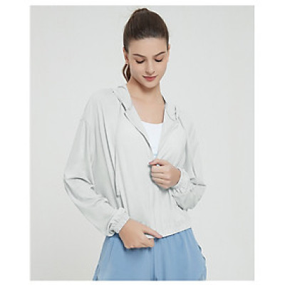 Áo khoác nữ vải lụa mỏng nhẹ mát lạnh đi nắng chống tia UV