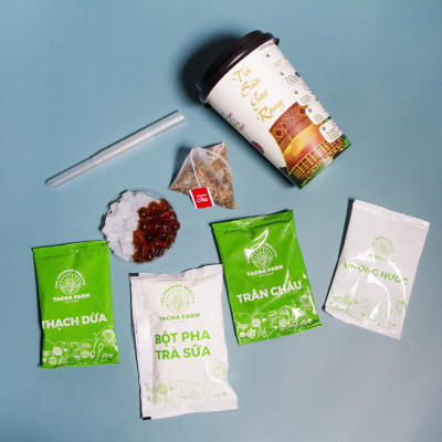 HỒNG TRÀ SỮA NƯỚNG TỰ PHA TACHA FARM