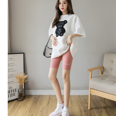 Quần Short, Tregging Bầu Mặc Hè Chất Liệu Thun Lạnh, Quần Tập Yoga Cho Phụ Nữ Mang Thai Có Chun Chỉnh Và Đáp Bụng