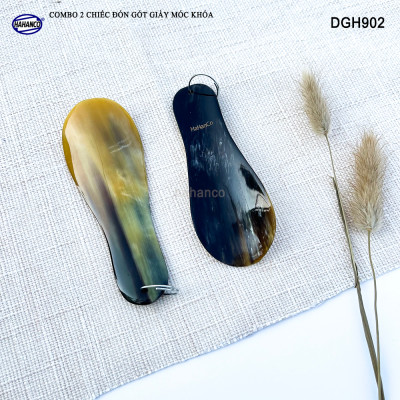 COMBO 2 chiếc Đón gót giày bằng sừng nhỏ gọn, làm móc khóa hoặc để túi (DGH902) Cho giày Nam & Nữ