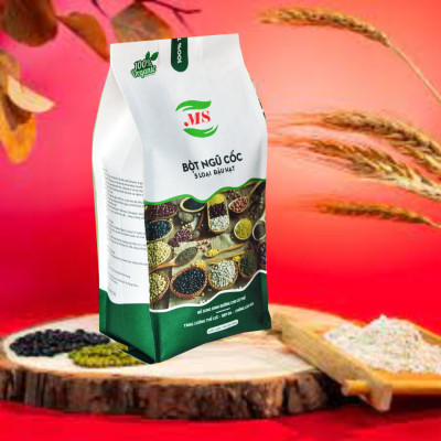 Bột ngũ cốc dinh dưỡng cao cấp 05 loại đậu & hạt ( không đường )  - MS - (500gr)