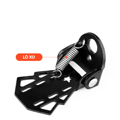 Giá để chân sau xe đạp Kiotool chịu tải gấp gọn bộ 2 chiếc