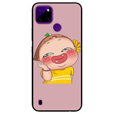 Ốp lưng dành cho Realme C21Y - C25Y mẫu Quỳnh Áo Vàng