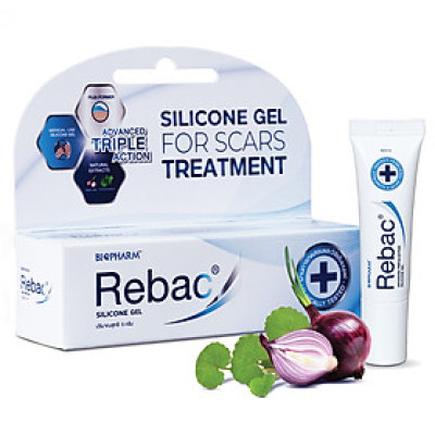 Gel Rebac Ngăn Ngăn Ngừa Sẹo - Rebac Trị Sẹo - Sẹo Lồi, Sẹo Phì Đại Do Mụn Bọc, Chấn Thương, Bỏng, Phẫu Thuật, Sinh Mổ - Kháng Nước - Skincare - 5g