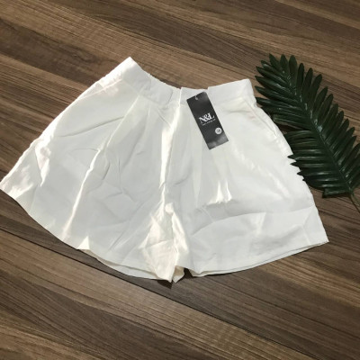 Quần short nữ cạp cao, chất liệu Đũi xước bền mát, thiết kế trẻ trung, năng động, quần đùi nữ NeSa Shop, QKH.52