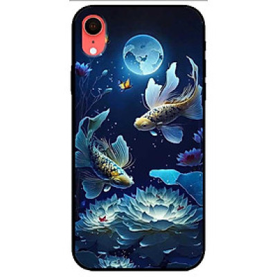 Ốp lưng cho IPhone X - Xs - Xs Max - Xr - 11 - 11 Pro Max - Đôi Cá Đem - Hàng Chính Hãng