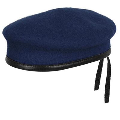 Mũ nồi_mũ beret viền da thật cao cấp