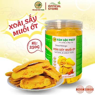 XOÀI SẤY MUỐI ỚT TÂN LỘC PHÁT THƠM NGON ÍT ĐƯỜNG