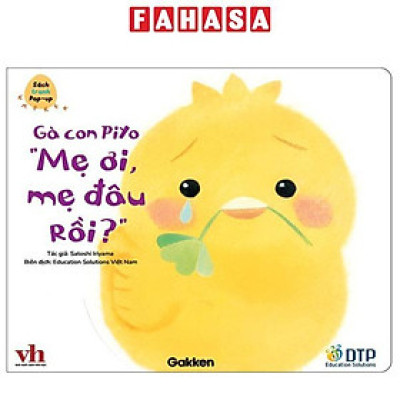 Sách - Sách Tranh Pop-Up - Gà Con Piyo "Mẹ Ơi, Mẹ Đâu Rồi?"