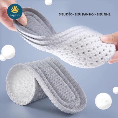 Lót giày nam nữ êm chân chất liệu cao su non, đàn hồi tốt, chống thốn và bảo vệ gót chân - buybox - BBPK361
