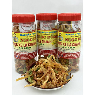 Đặc sản Phan Thiết - Mực Xé Lá Chanh 100 Gram Đã Chế Biến Ăn Liền Ngon Ơi Là Ngon. Hạn Sử Dụng 12 Tháng Kể Từ Ngày Đặt Hàng - OCOP 4 Sao