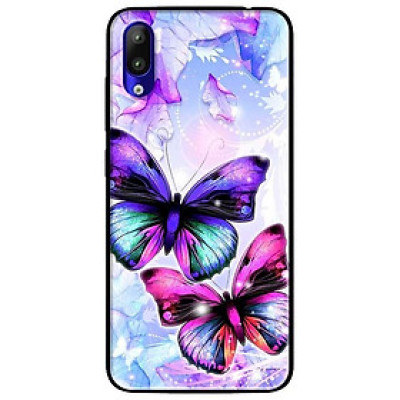 Ốp lưng dành cho Vsmart Start mẫu Cặp Đôi Bướm Tím Hồng