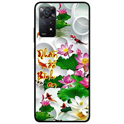 Ốp lưng dành cho Xiaomi Redmi Note 11 Pro 5G - Thư Pháp Nhẫn Sen