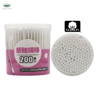 Hộp 200 tăm bông ngoáy tai kháng khuẩn Ima Krasimo - Hàng Nội Địa Nhật Bản