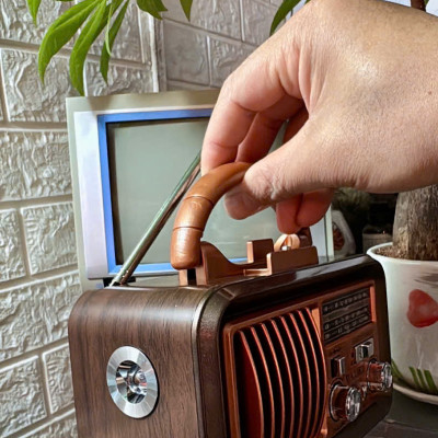 Đài FM Radio Nghe Nhạc, ĐẠI CÁT -XB-898BT FM-AM-SW Cao Cấp-Usb-Thẻ Nhớ-Đèn Pin-Hàng Chính Hãng BH 12 Tháng