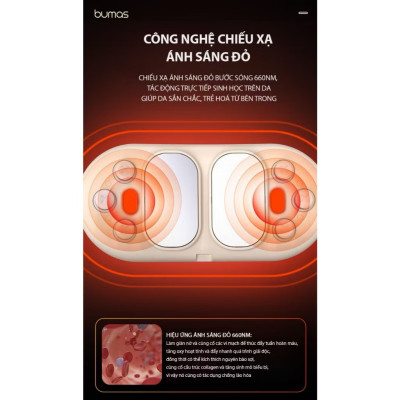 Máy Massage Giảm Đau Bụng Kinh BUMAS BU01 - Hỗ Trợ Chống Lão Hoá Da Sau Sinh - Hàng Chính Hãng