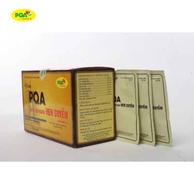Cốm Hen Suyễn PQA Hỗ Trợ Giảm Ho Thông Phế Dùng Cho Người Bị Khó Thở, Viêm Phế Quản Hộp 25 Gói