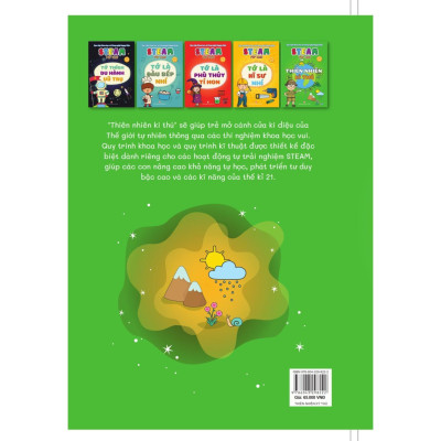 Sách - Steam For Kids - Thiên Nhiên Kì Thú - Giáo Dục Sớm 3-6 Tuổi - NXB Phụ Nữ
