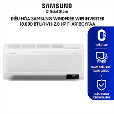 Điều hòa WindFree Wifi Inverter 18,000 BTU/h (AR18CYFAAWKNSV) - Hàng chính hãng