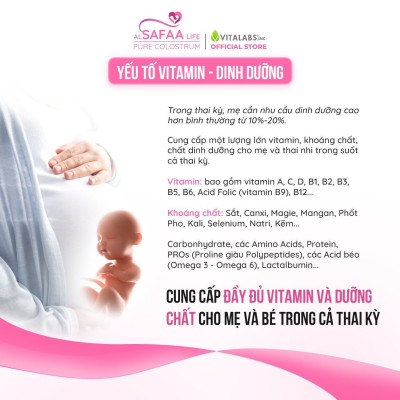 Sữa non nguyên chất al SAFAA life 500mg-USA, 30%IgG